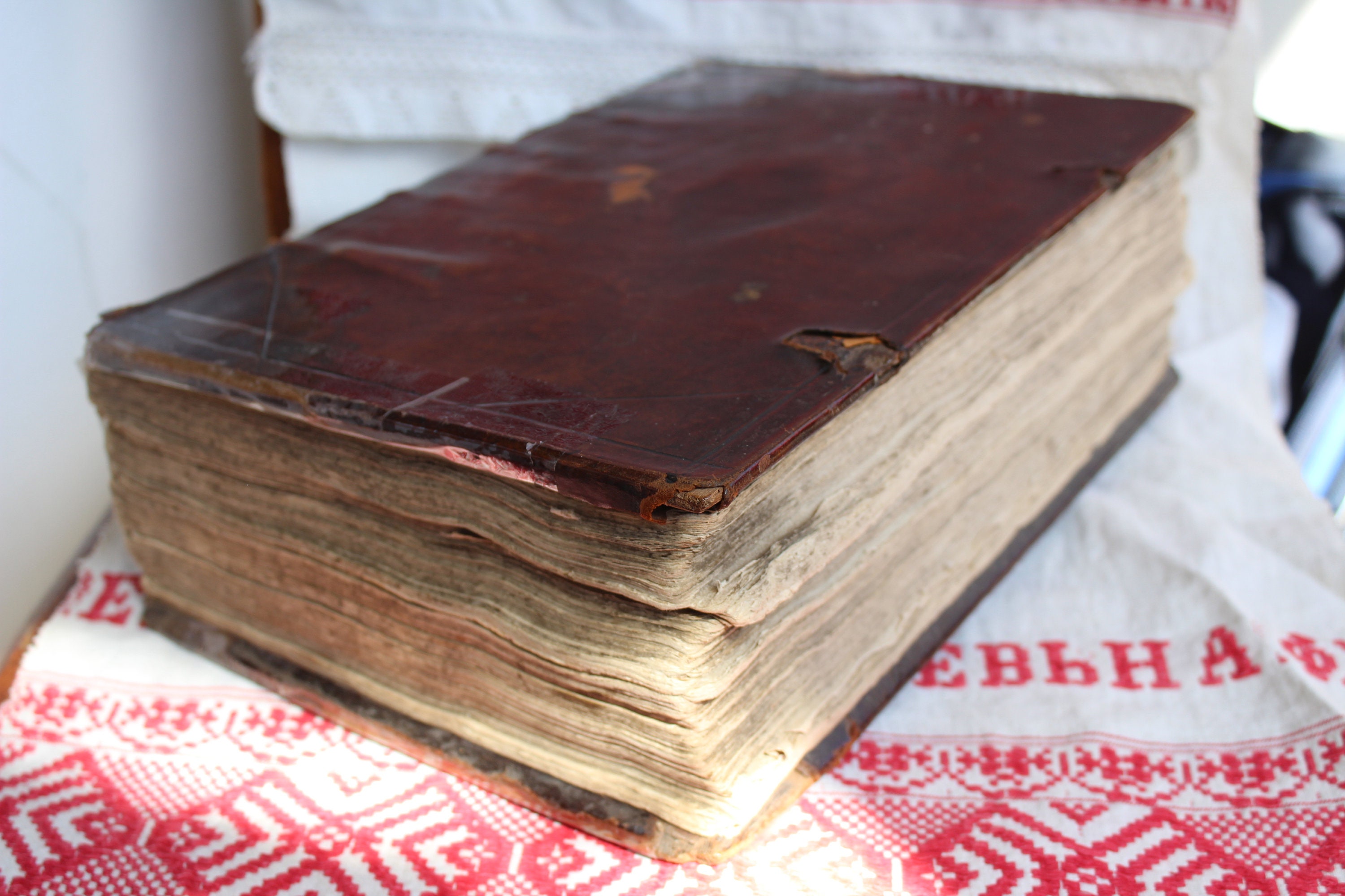 Antique russian orthodox bible book oktoih printed 1699 etsy