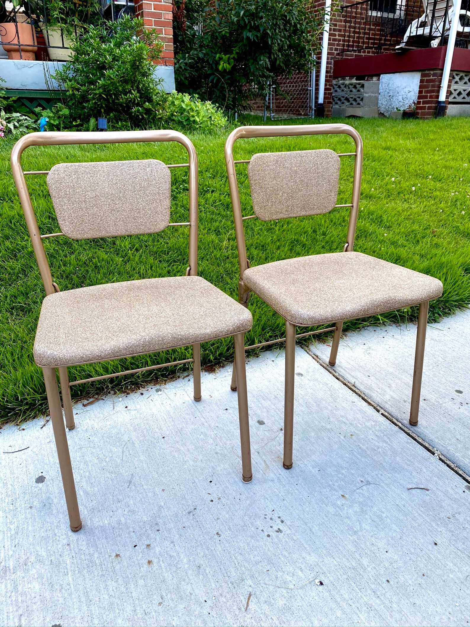 Two Hamilton Cosco midcentury folding chairs Etsy