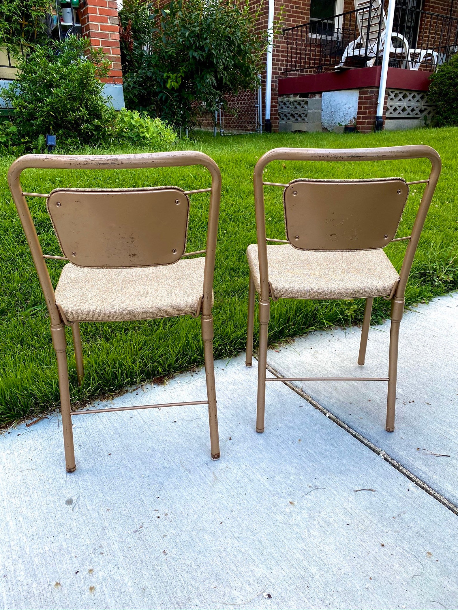 Two Hamilton Cosco midcentury folding chairs Etsy