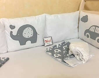 organic crib bumper pad