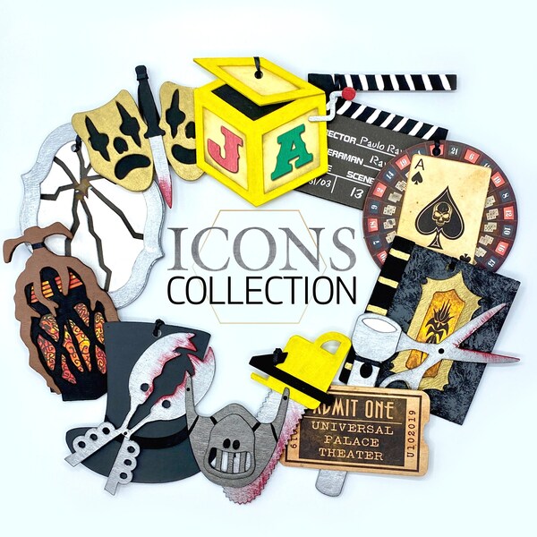 ICONS Collection - Halloween Horror Nights Inspired Ornaments