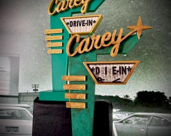 Carey Drive-In Ornament - Inspired by Halloween Horror Nights