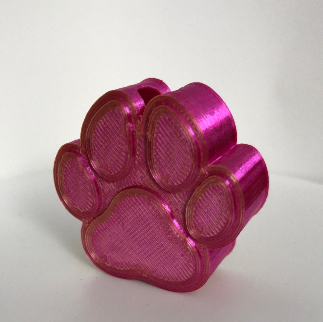 Paw Print Straw Topper 3D Print Multi Colored up to 50mm Etsy
