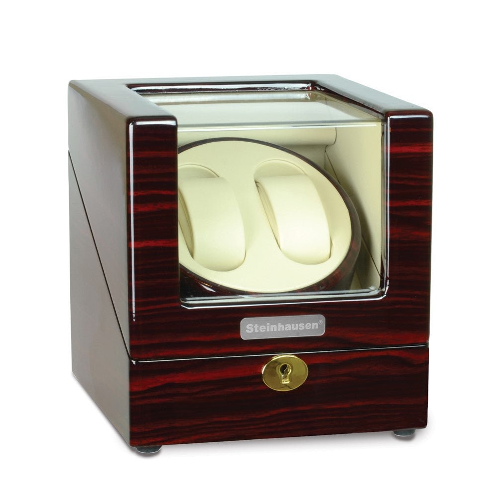 Steinhausen Heritage Cherry Finish Dual Watch Winder Etsy
