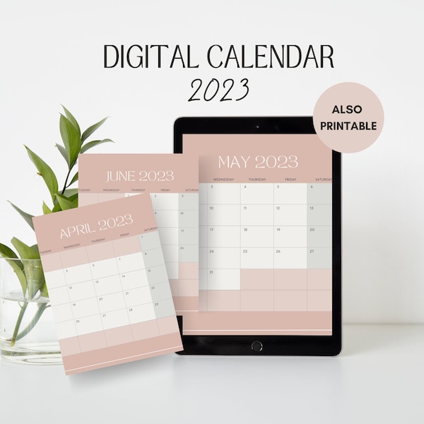 Girly Calendar Etsy