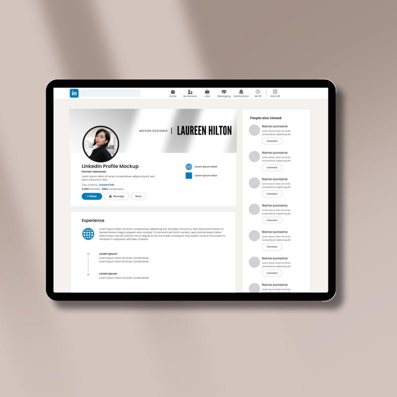 10 LinkedIn-bannersjablonen | Minimalistische LinkedIn-banners | Professioneel LinkedIn | LinkedIn-sjablonen | Bewerkbare LinkedIn-sjabloon afbeelding 6
