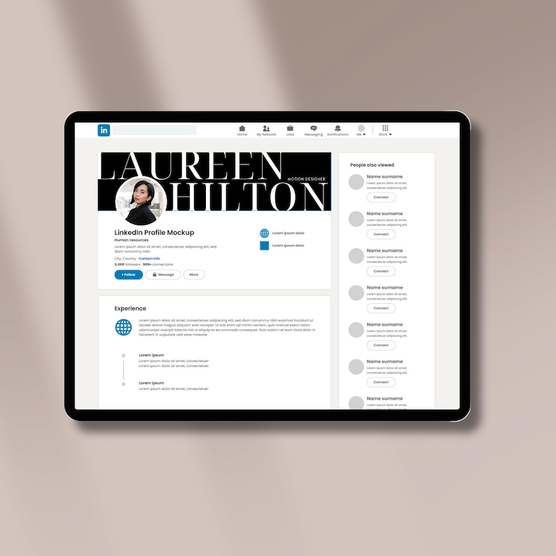 10 LinkedIn-bannersjablonen | Minimalistische LinkedIn-banners | Professioneel LinkedIn | LinkedIn-sjablonen | Bewerkbare LinkedIn-sjabloon afbeelding 4