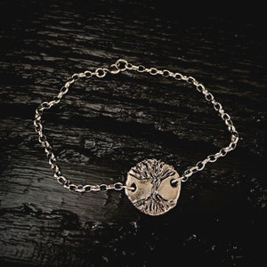 Bracelet, amitié, arbre de vie, hirondelles, infini, perle noire, cuir , 15  cm + chaine - Un grand marché