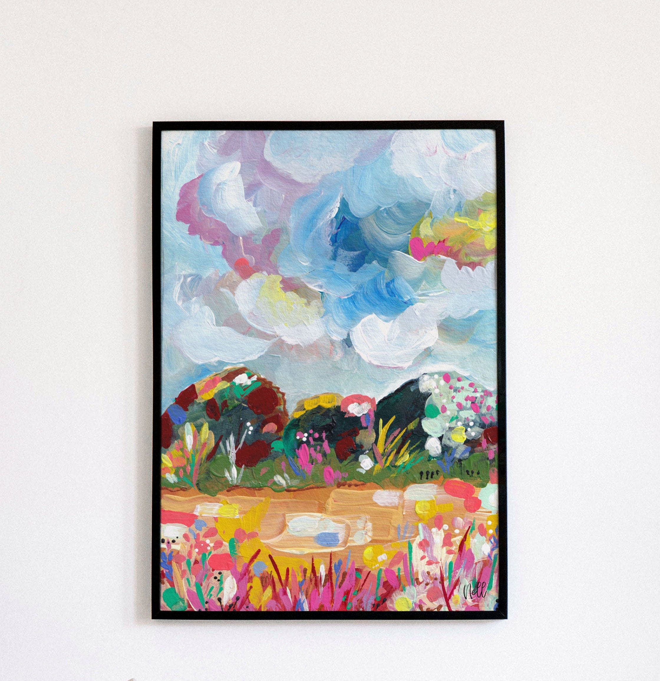 Contemporary landscape art DIGITAL PRINT landscape art Etsy