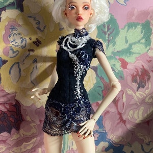 Embroidered dress for Popovy BJD