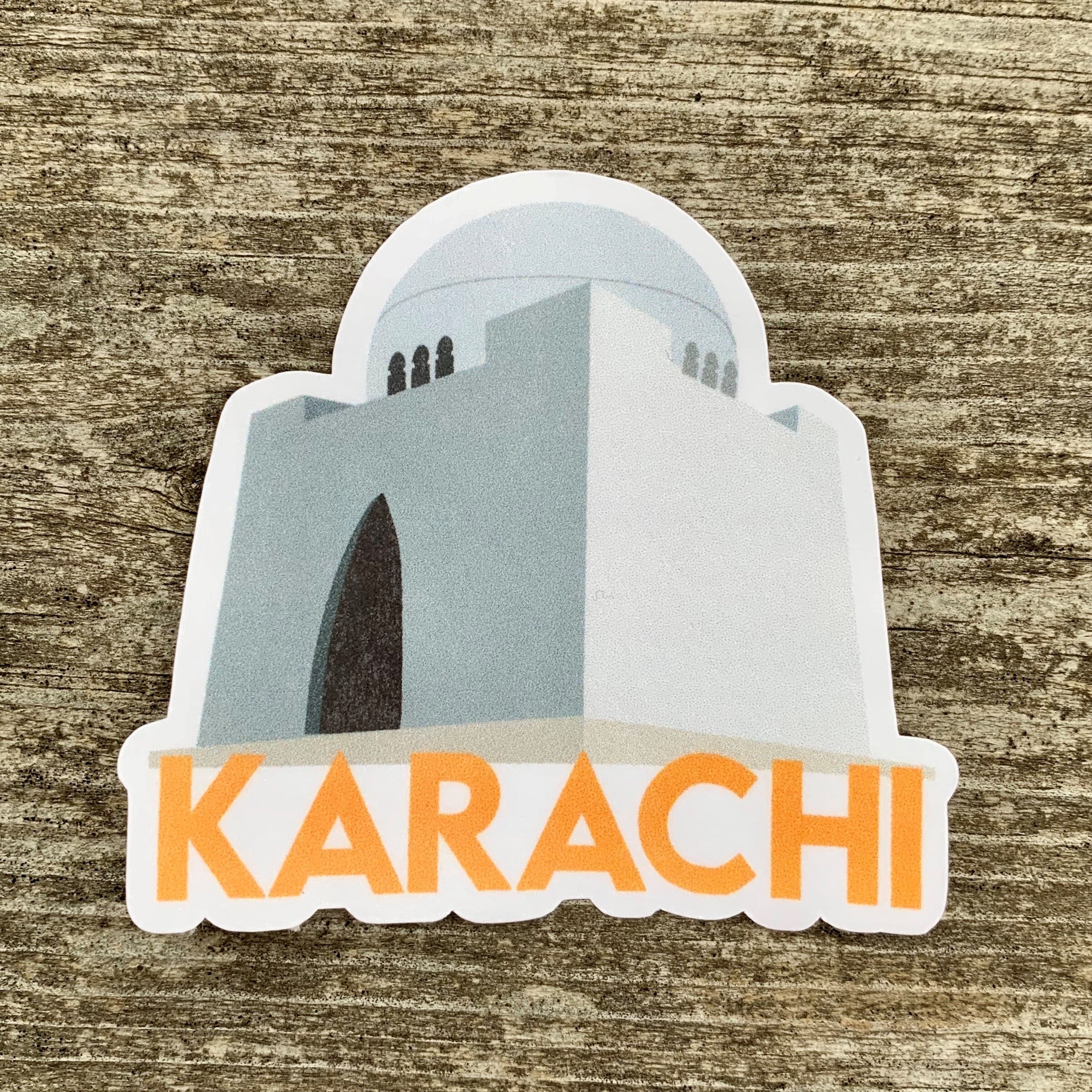 zPK004 KARACHI, MAZAR , QUAID, Pakistan, Fridge Magnet, Zazzle