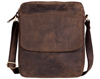 Leather 11 Inch Sturdy Leather Ipad Messenger Satchel Bag | Etsy