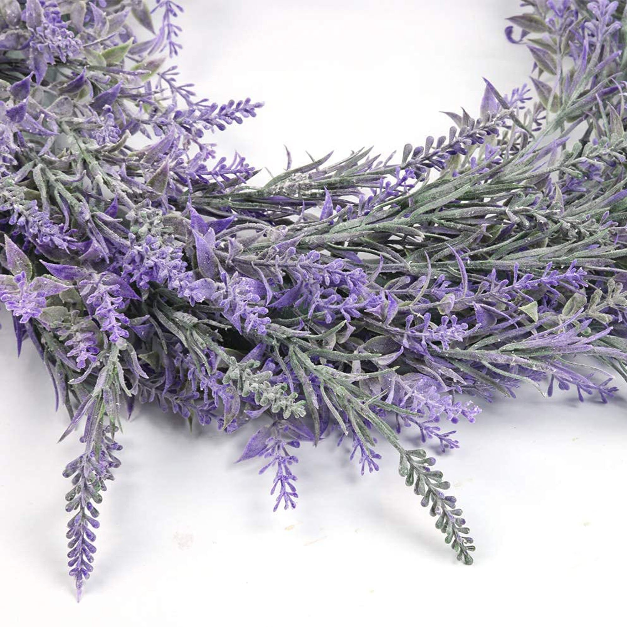 Lavender Wreath Purple Front Door Artificial Wreaths Indoor Etsy