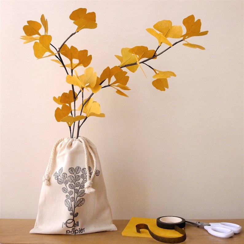 Kit DIY feuilles de gingko