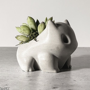 Bulba Planter Concrete Succulent Planter Office Decor Home Decor Modern Planter image 3