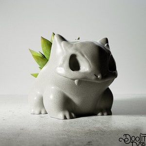 Skull Bulba Concrete Planter: Halloween Succulent Planter