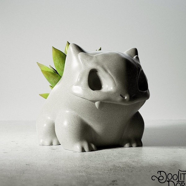 Halloween Bulba Planter | Concrete Succulent Planter | Office Decor | Home Decor | Modern Planter