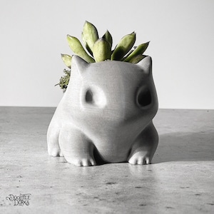 Bulba Planter Concrete Succulent Planter Office Decor Home Decor Modern Planter image 1