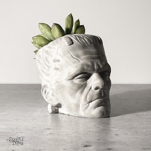 Frankenstein Planter - Halloween Planter