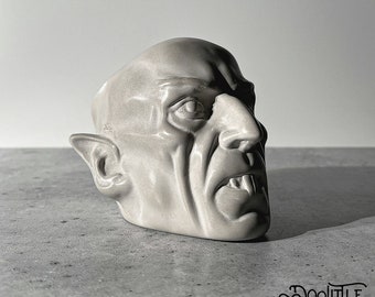 Nosferatu Concrete Planter - Desk Planter