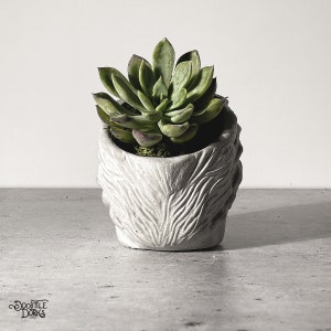 Michael Halloween Concrete Planter SMALL Desk Planter image 3