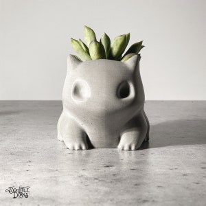 Bulba Planter Concrete Succulent Planter Office Decor Home Decor Modern Planter image 2