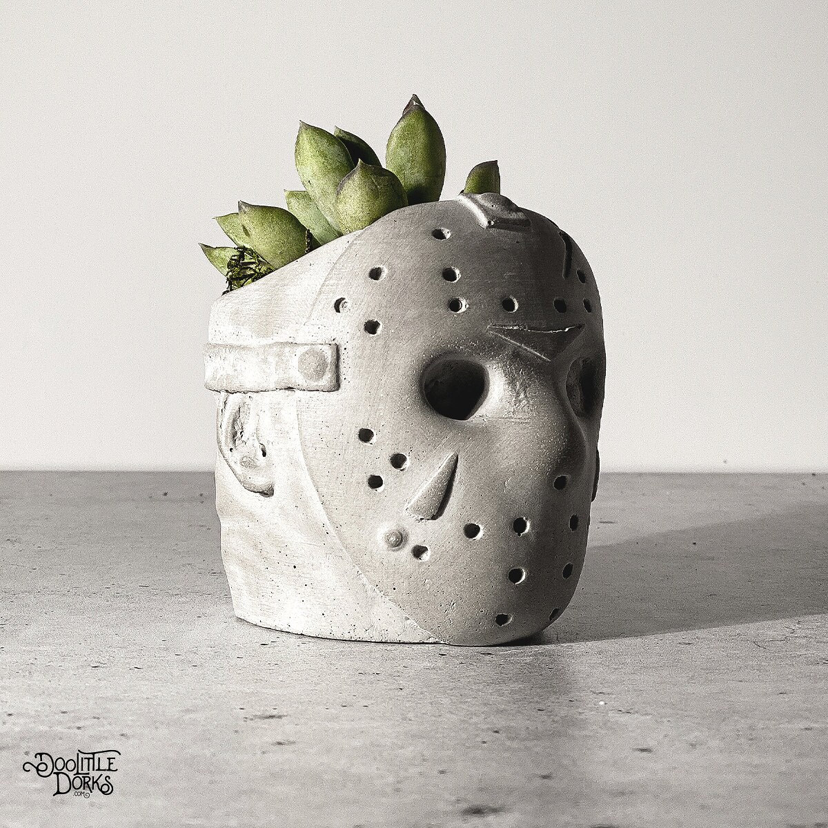 Jason Voorhees Concrete Planter Mini - Halloween Planter