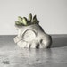 Cubone Planter | Concrete Succulent Planter | Pokemon | Office Decor | Home Decor | Modern Planter 