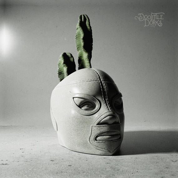 El Santo Planter | Wrestler | Lucha Libre Succulent Pot