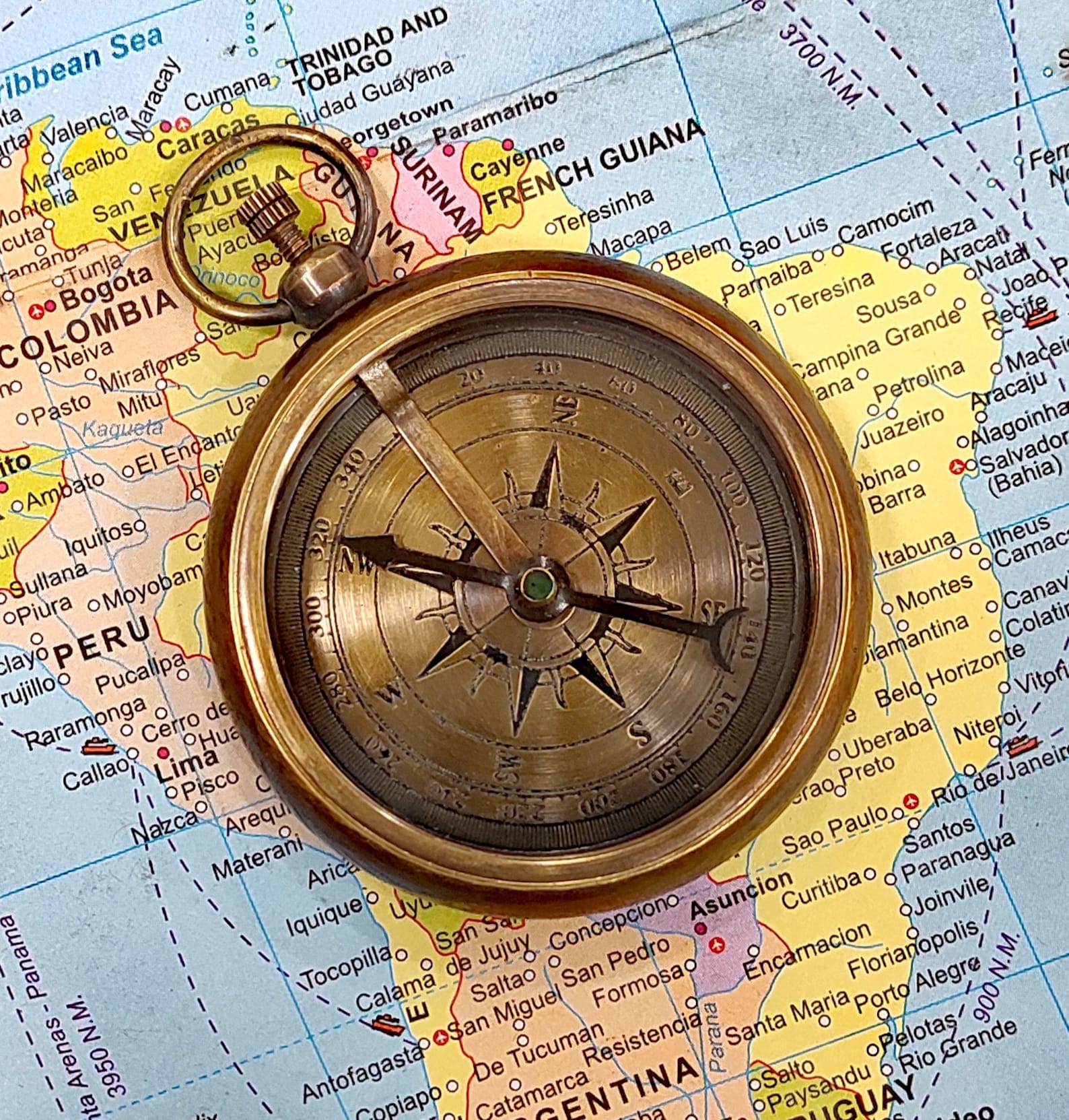 Personalized Compass with Display StandUniqueAntique Compass Etsy