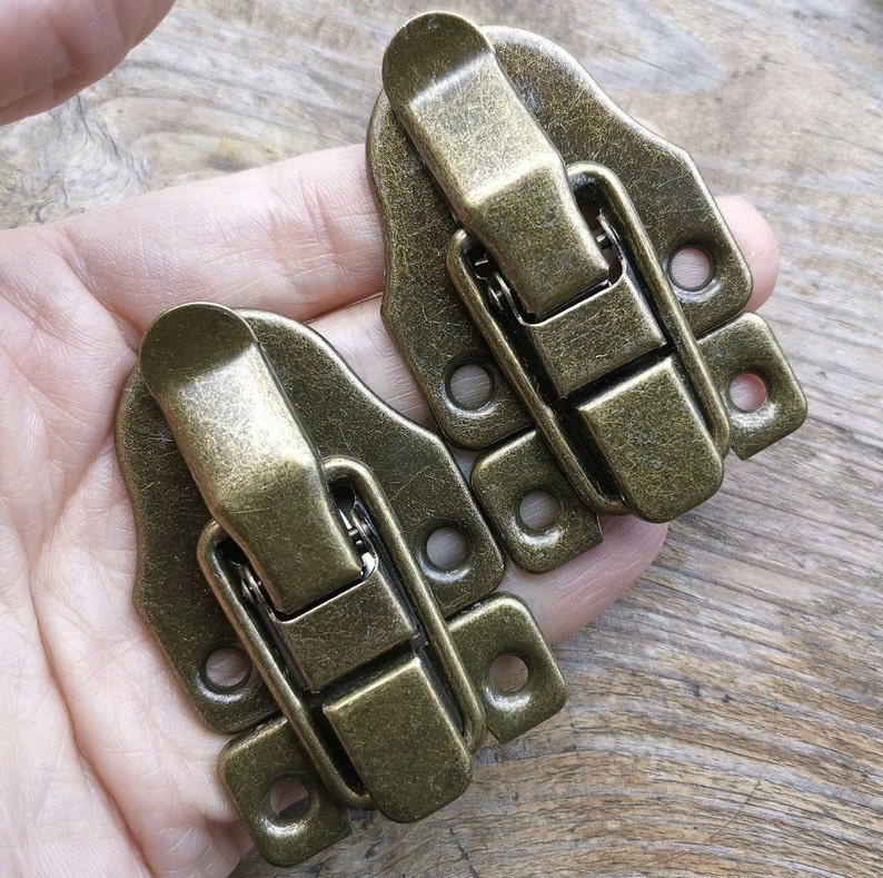 Bronze Buckles Hasp Latch Catch 60x40cm Clasp Lock Jewelry Box Etsy