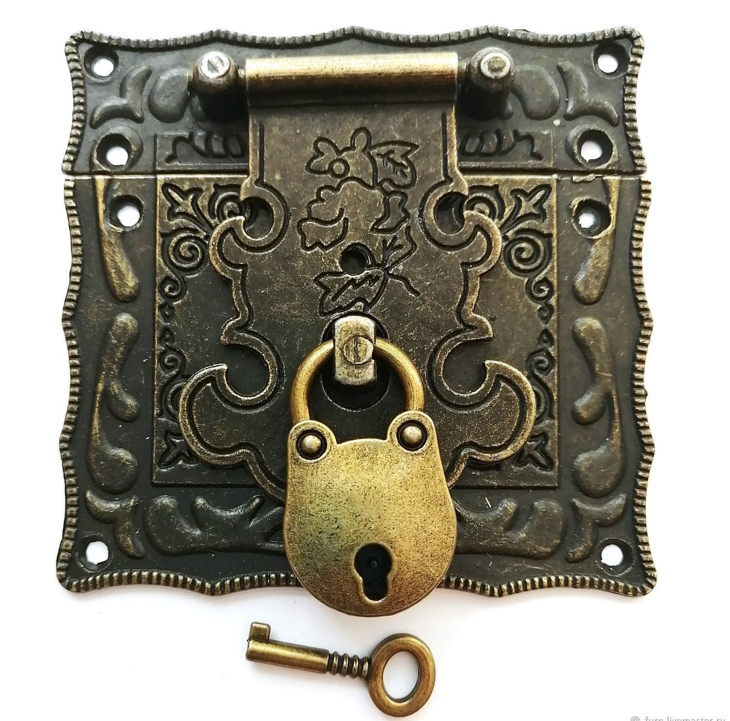 A set of locks for a large chest 83x83mm 3.27x3.27 inches Etsy