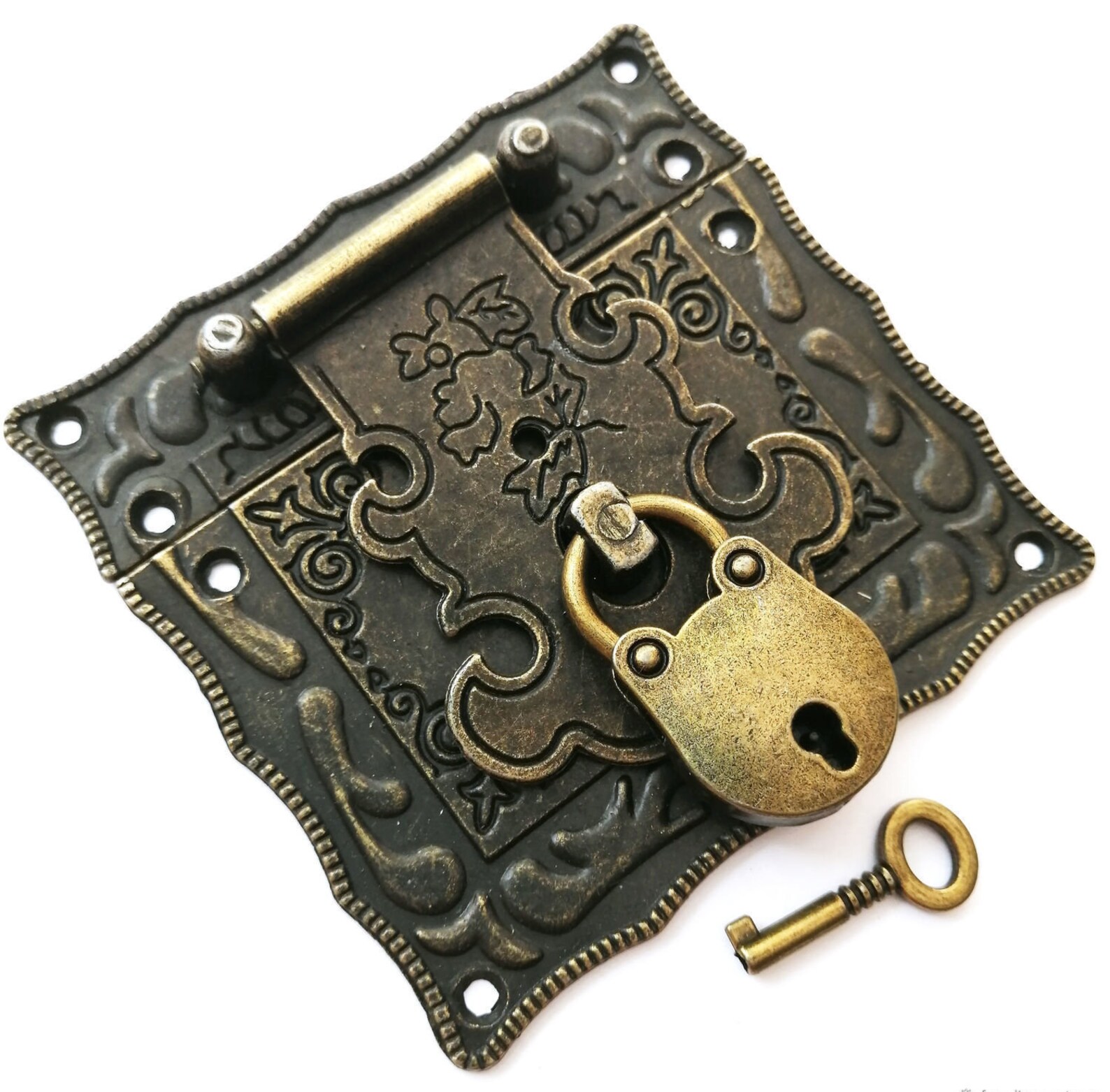 A set of locks for a large chest 83x83mm 3.27x3.27 inches Etsy