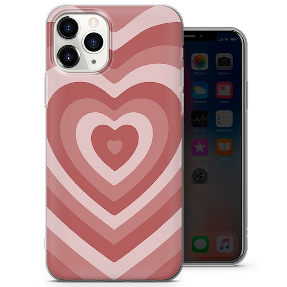 Love Heart Phone Case Expanding Cute Heart Cover for iPhone 15 Pro