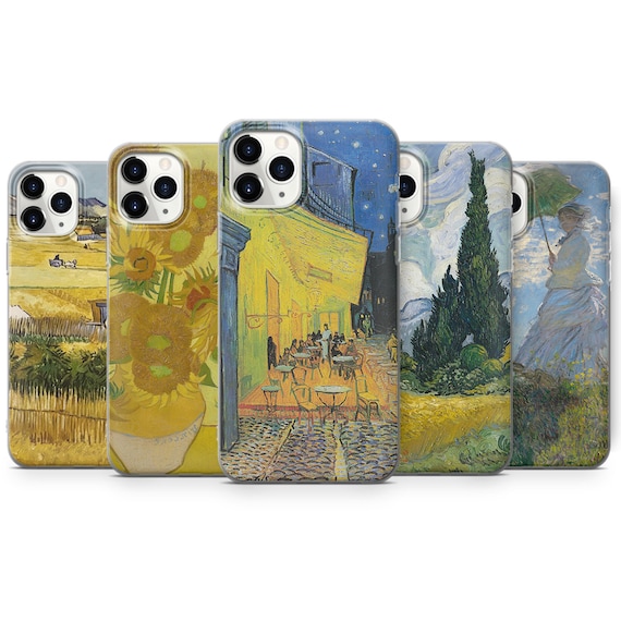 Art Iconic Painting Phone Case Famous Art Cover for iPhone 15 Pro, 14 Pro Max, 13, 12 & Samsung S23 Ultra, S22, S21, A14, Pixel 8 Pro, 7, 6