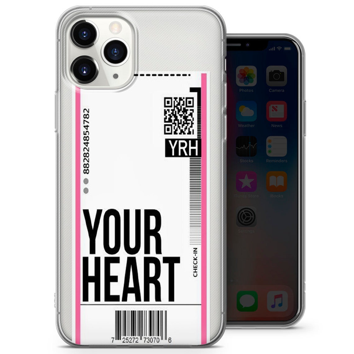 Plane Ticket Phone Case Airplane Travel Cover for iPhone 7 Etsy