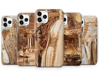 Iconic Renaissance Art Phone Case Gold Painting Cover for iPhone 15 Pro, 14 Pro Max, 13, 12 & Samsung S23 Ultra, S22, S21, A54, Pixel 7a, 6