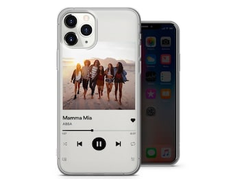 Custom Song Plaque Phone Case Music Album Cover for iPhone 15 Pro, 14 Pro Max, 13, 12 & Samsung S23 Ultra, S22, S21, A14, Pixel 8 Pro, 7, 6