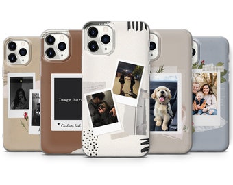 Cute Custom Photo Collage Phone Case Personalised Gift Cover for iPhone 15 Pro, 14 Pro Max, 13, 12 & Samsung S23, S22, S21, A54, Pixel 7a, 6