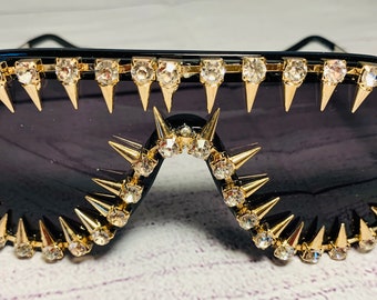 Spike Sunglasses Etsy