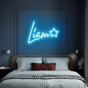 Name Custom Neon Sign Name Neon Sign Bedroom Home Dorm Kidroom Wall Decor Name Led Neon Light Personalized Gift Neon Art Sign Name Sign