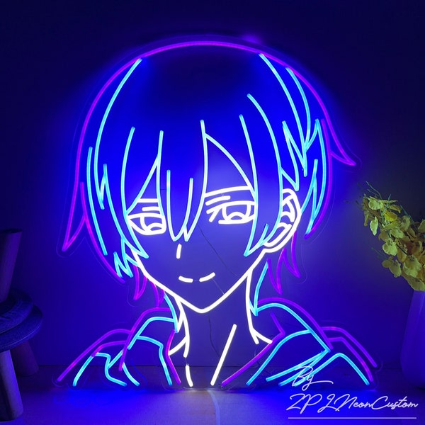 Custom Anime Neon Sign Anime Neon Logo Signes Kid Room Decor Home Wall Art Neon Sign Chambre Neon Bar Sign Anime Lovers Cadeau personnalisé