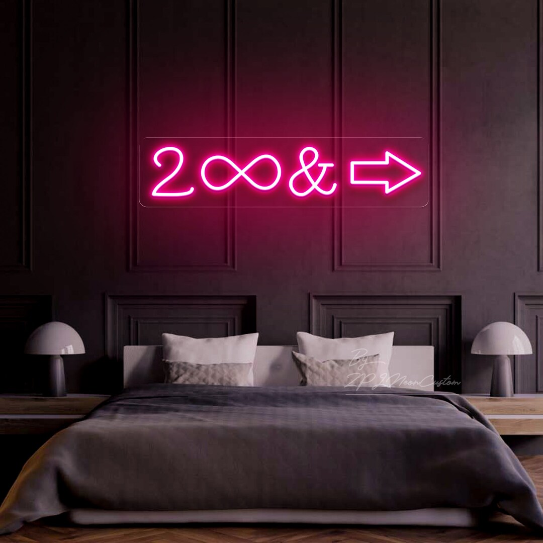 To Infinity and Beyond Neon Sign,custom Neon Light Sign,neon Sign for