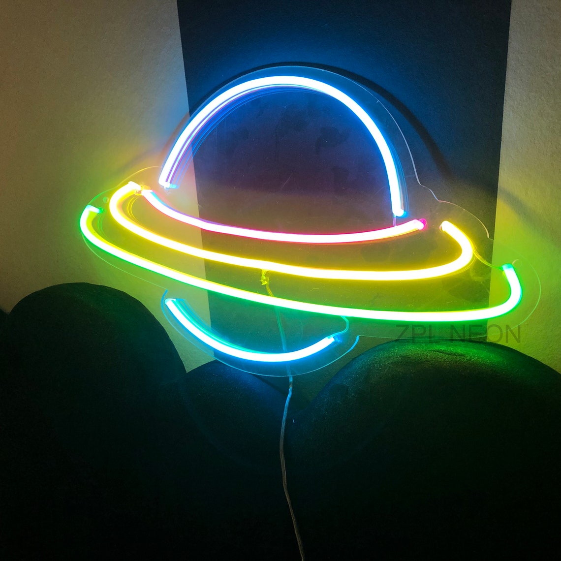 Custom Neon Sign Colorful Lighting Neon Sign Living Etsy