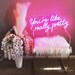 You are like really pretty, Hair Nail Salon Decor, Led Neon Light Sign, Neon Sign Bedroom, Home Room Wall Decoration,Pink Sign,Wedding Gift 