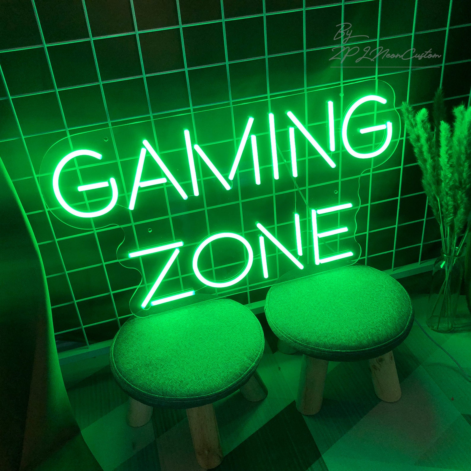 Gaming Zone Neon Sign Custom Led Neon Light for Bedroom Play - Etsy