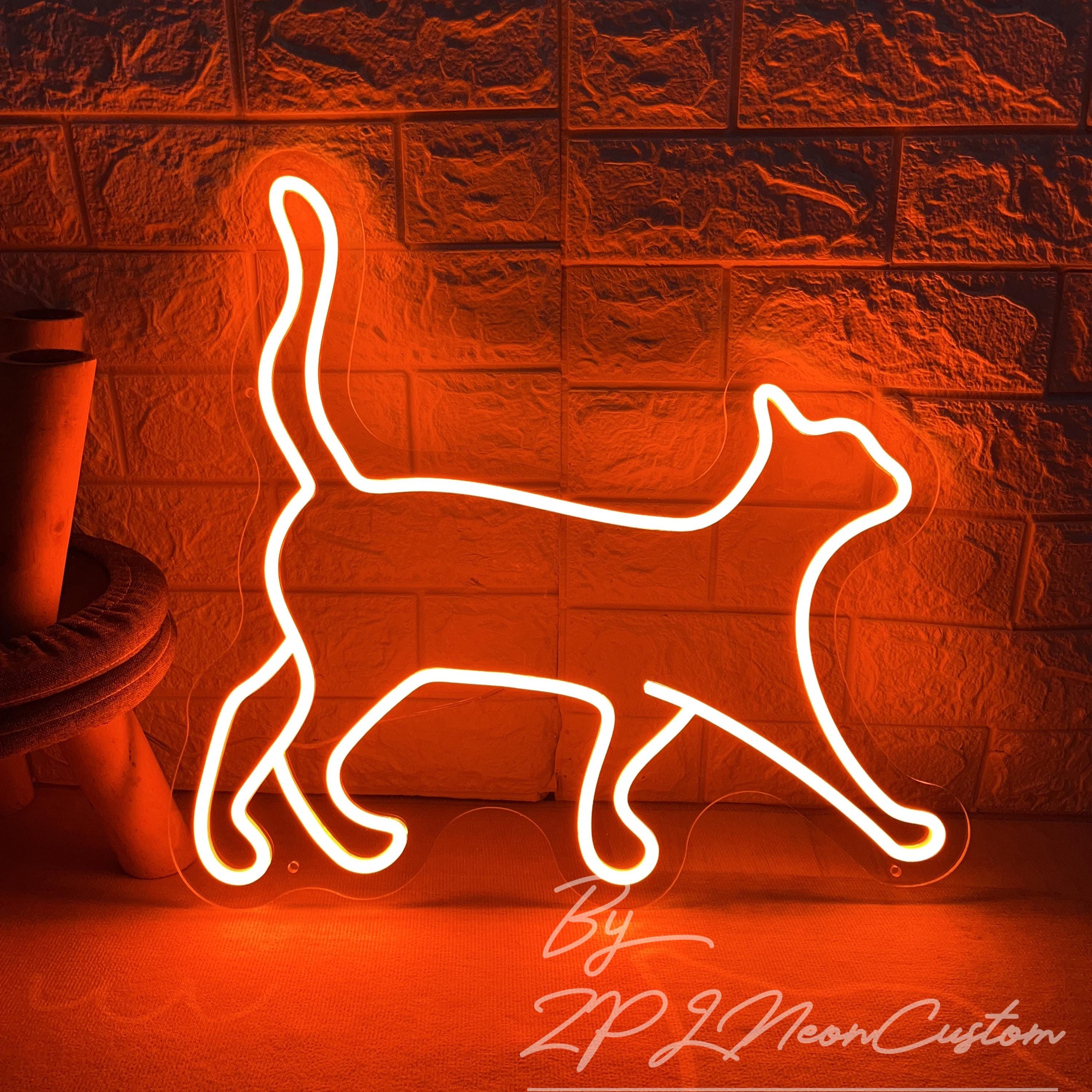 Custom Cat Neon Sign, Pet Shop Decor, Personalized Gift - Etsy