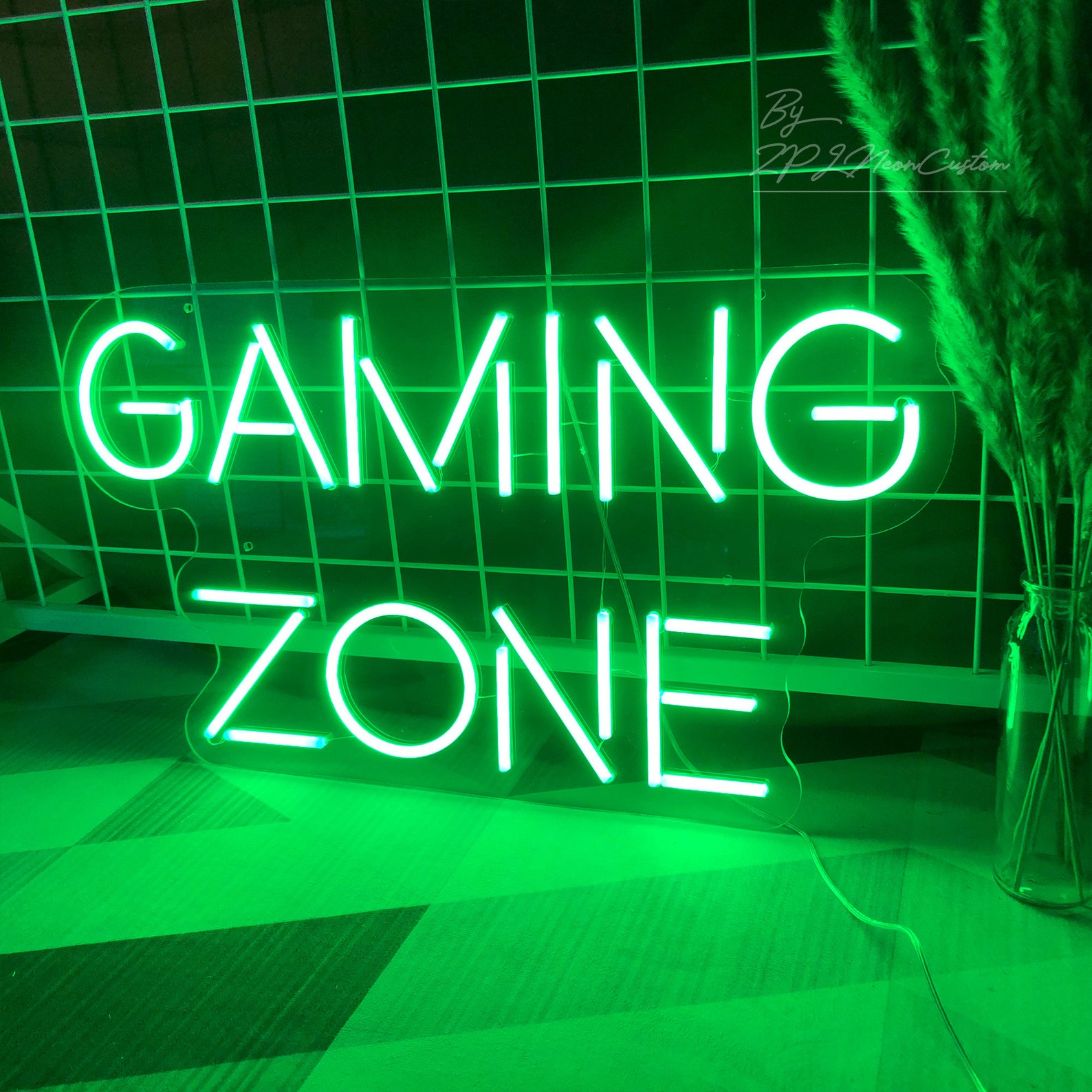 Gaming Zone Neon Sign Custom Led Neon Light for Bedroom Play - Etsy