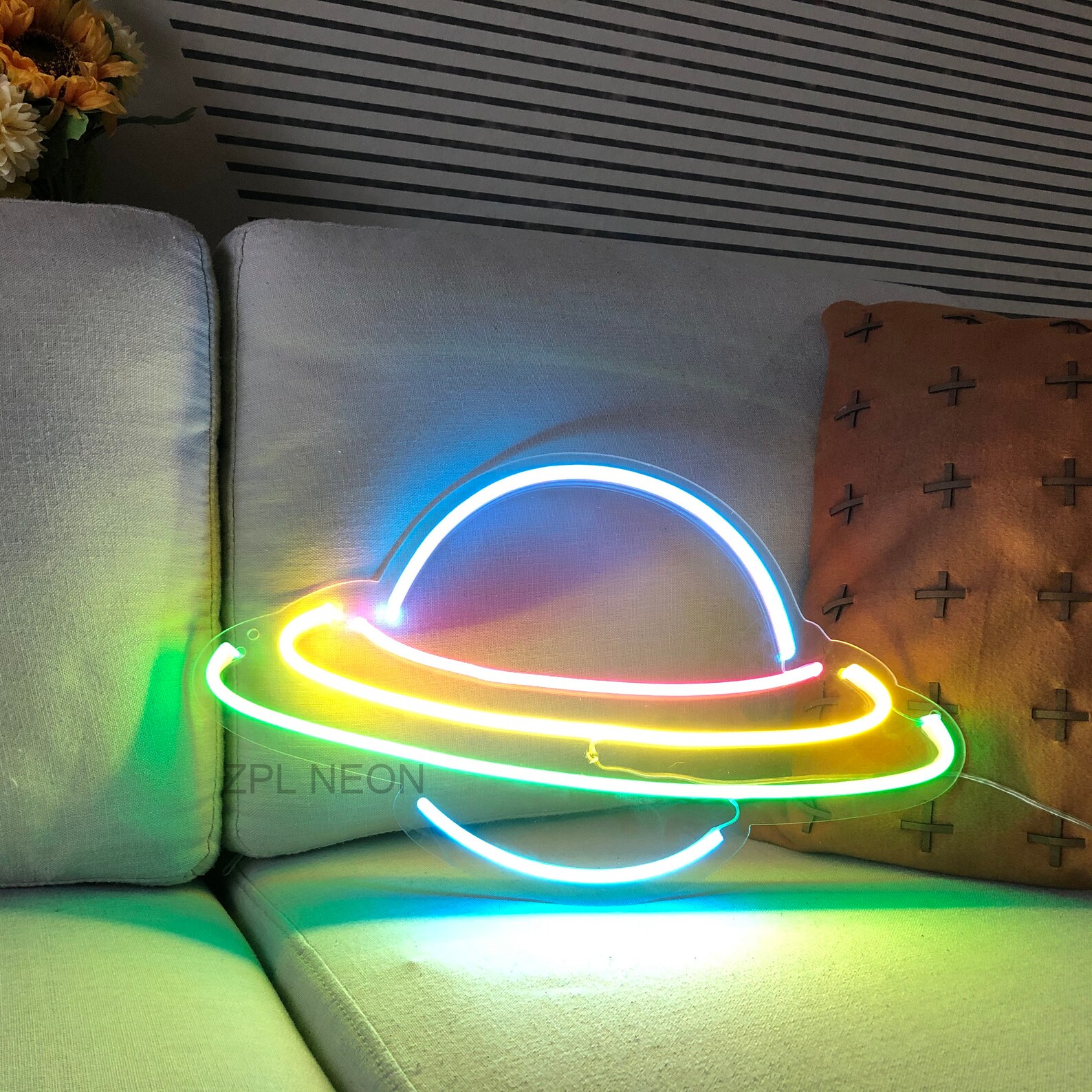 Custom Neon Sign Colorful Lighting Neon Sign Living Etsy