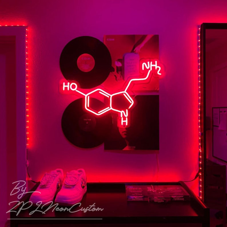 Anime Neon Signs Customneon Sign Bedroomgame Room Wall Etsy